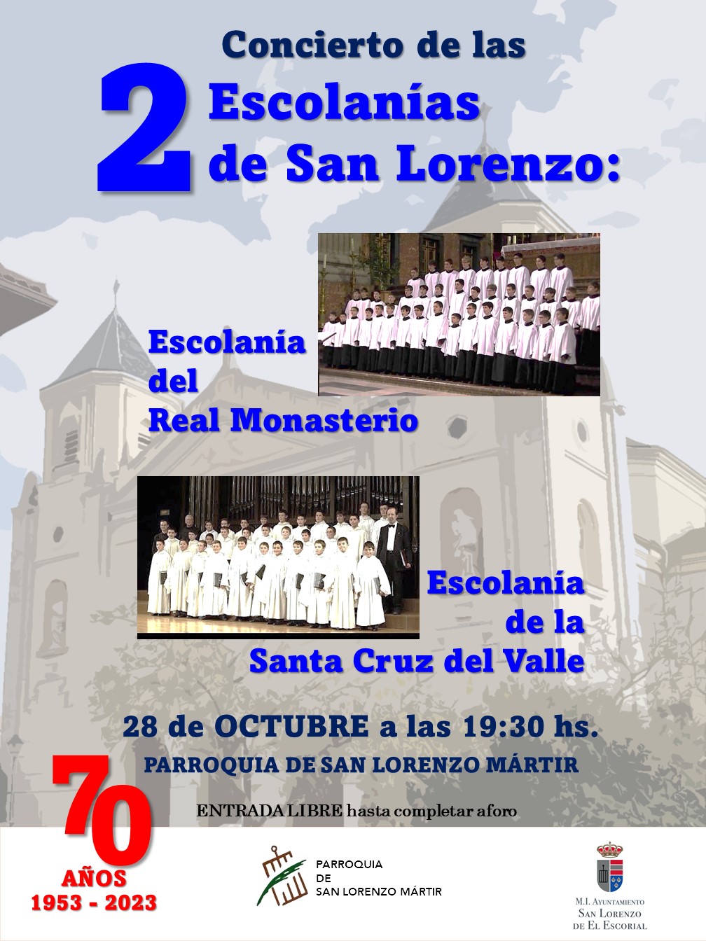 Concierto de las 2 Escolanías de San Lorenzo